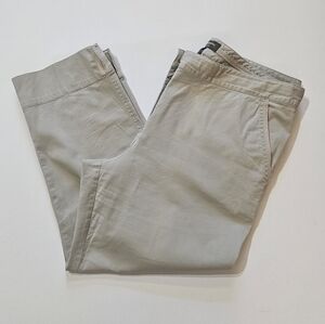 Tommy Bahama Ellery Fit Khaki Cropped Pants Womens 12 Beige